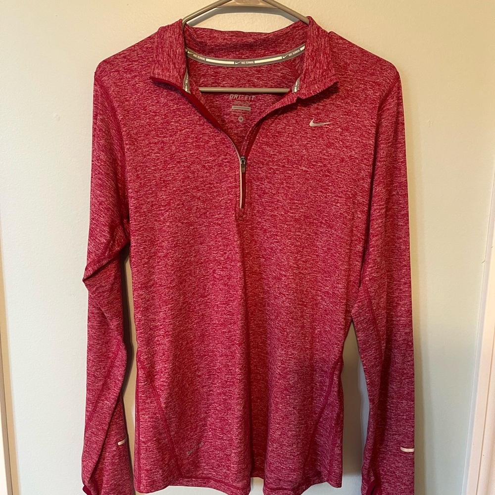 Nike Dri-FIT Red Running Top